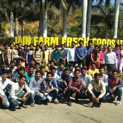 3rd year student's industrial visit at jain farm fresh foodis Ltd jalgaon.