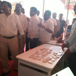 Hon. Sanjay Raut (M.P. Shivsena) visited out food product Stall at Nashik.2019