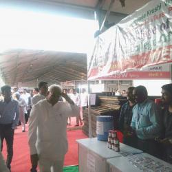Hon. Gurumauli, Visited our College Food product's Stall at global Exhibition, Nashik.