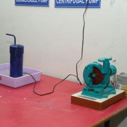 Model of Submersible Pump & Centrifugal Pump.