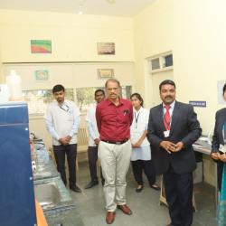 Hon.Dr.Hemant patil, Committee Member during inspection at KSKCFT, Beed.