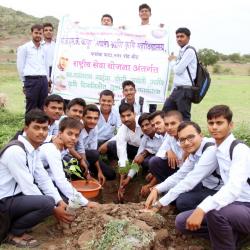 Tree plantation by NNS P.O.K.M chakse & NNS Voluntreer