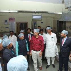 All the LIC, Member's inspecting pilot plant at KSKCFT, Beed