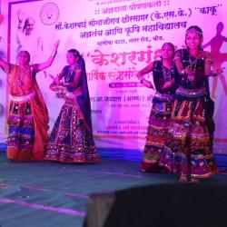 Girl's student's performing group in annual gathering