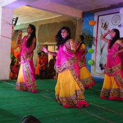 Girl's student's performing group in annual gathering
