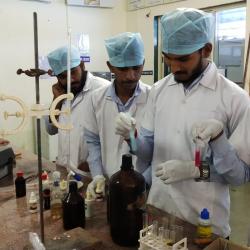 Practical for Check the Adulteration in Milk by 4th Sem Students